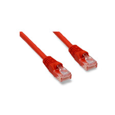 7ft Cat6 Ethernet Gigabit Crossover Network Cable RJ45 4 Pair - Red picture