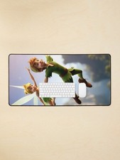 Peter And Tinkerbell Take Flight Desk Mat - Gift For Disney Fan picture