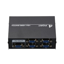 New 4 Port VGA Video Selector Switch 4 In 1 Out VGA Switcher 4x1 VGA Switch Box picture