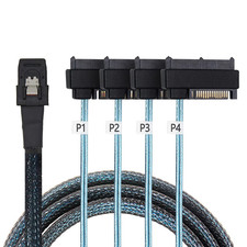 Internal 36 Pin Mini SAS SFF-8087 Host to 4 SFF-8482 Target SAS Hard Disk and SA picture