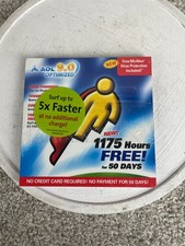 Vintage AOL 9.0 Optimized CD-ROM Free McAfee Virus Protection Marketing Package picture