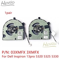 1pair New For Dell Inspiron 13pro 5320 5325 5330 Laptop Cooling Fan 03XMFX 3XMFX picture