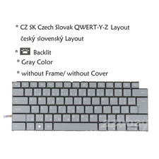 Czech Slovak Keyboard For DELL Inspiron 5410 2in1, 7415 2in1, 7420 2in1 Backlit picture
