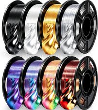 Silk PLA+ 3D Filament Bundle, 1.75Mm, Silk Tricolor Filament 250G×8 picture