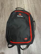 Red Hat Summit Padded Backpack All-Over Pattern in Black and Red Colors picture