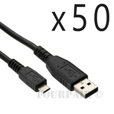 50 Pack - 15ft Micro USB Sync Charger Cable Cord LG HTC PS4 Xbox One Controller picture