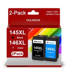 PG-145XL & CL-146XL Ink Cartridges Combo Pack for Canon PIXMA TS3110 iP2810 picture
