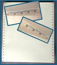 HP JETPAPER No. 92261N printer paper dot matrix continuous feed NEW pkg Z-fold picture