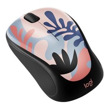 Logitech Design Compact 2.4GHz Wireless Mouse Coral Reef MSE 910-006607 OPEN BOX picture