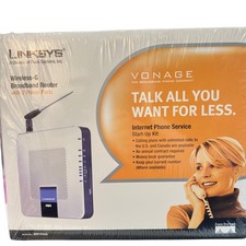 Linksys WRTP54G Wireless-G Broadband Router Vonage VoIP 2 Phone Ports New picture