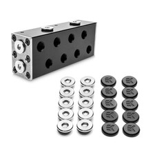 EKWB EK-Pro Manifold 2 CPU 2 GPU and Quantum Torque Plug w/Cover (10pk) Bundle picture