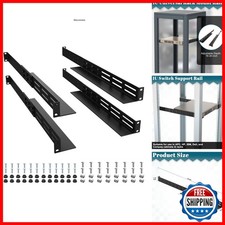 ForoGore 2 Pack 1U Universal Rack Mount Rails 16-31