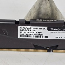 TeamGroup T-Force Vulcan Z 8GB RAM DDR4 3200MHz TLZGD48G3200HC16FBK picture
