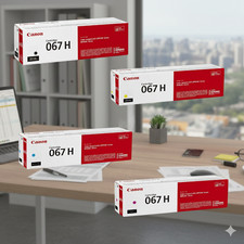 ✅ Orginal 4 Colour Set Canon 067H Toner High Yield BK-C-M-Y- SEALED BOX picture