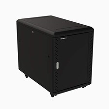 StarTech RK1536BKF 15U 19 Server Rack Cabinet Mobile w/Casters picture
