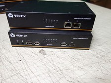 VERTIV LONGVIEW 5020 DUAL DP 4K RECIEVER/TRANSMITTER LV5020P NO POWER CABLES picture