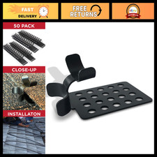 Outdoor Heat Cable Clips for Roofs - Secure Ice Dam Heat Tape & Cables (50 Pack) picture