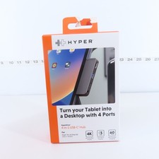 NEW - HYPERDRIVE 4-IN-1 USB-C HUB FOR IPAD PRO & IPAD AIR, MODEL #HD319EWM picture