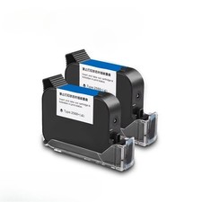 42ml Black Solvent Based 2588 Ink Cartridges for Handheld Inkjet Printer 2pcs picture