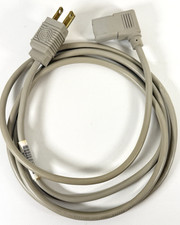 Vintage OEM Apple Macintosh Computer Right-Angle AC Power Cord 6 ft. picture