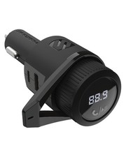 Scosche BTFM9 FM Bluetooth Transmitter Car, Dual 12W USB-C Port, Black picture