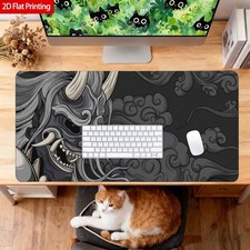 1pc 2D Flat Japanese Demon Oni Mask Mouse Pad Gift for Home Back-To-School Dor picture