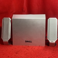 Dell Multimedia Computer Speaker System W/Cables Powered Subwoofer Model A525 picture
