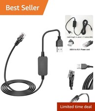 1.7m /5.57ft USB A to RJ11 Power Cord Compatible with Uniden Radar Detectors ... picture