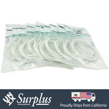 New 10 Pack Slim Panduit Cat6 6ft Network Patch Cable / Cord RJ45 UTP LAN White picture