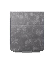 Amazon Kindle Scribe Brush Print Leather Folio Cover with Magnetic Attach, Sleek picture