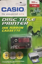 Casio TR18RD Red Thermal Ink Ribbon Ink Cartridge Tape for CD Title Writers picture