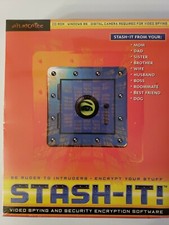 Stash-It Video Video Spying and Security Encryption Software- factory sealed box picture