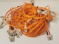 Fiber Optic Cable Lot ClearLinks Plus Corning 18 Total OFNR FT4 3M  picture
