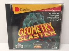 Davidson Geometry Blaster The Educational Advantage PC CD Computer Game New picture