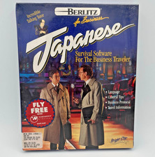 Berlitz for Business Japanese PC Mac CD-ROM Factory Sealed Vintage Software picture