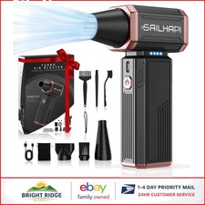Compact Electric Air Duster with Stepless Speed Control for Versatile Cleaning picture