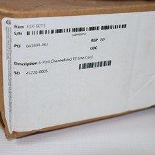 CISCO 10000 6 Port Channelized T3 Line Card 6XCT3-DS0 (ESR-6CT3) NEW OPEN BOX picture