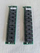 Lot of 2 Techworks 8MB 72-Pin SIMM Memory Modules Panasonic Chips Vintage RAM picture
