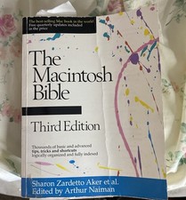 1991 Macintosh Bible Third Edition Book Computer Software Manual picture