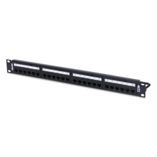 Belden RV6PPF1U24BK 24-Port CAT6+ REVConnect Patch Panel 1U Black picture