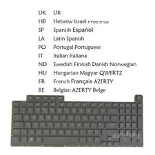 Laptop Keyboard For ASUS ROG Strix SCAR G731GW G731GV, Per-Key Colorful Backlit picture