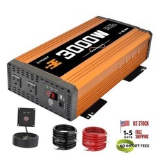 3000 watt Pure sine Wave Power Inverter for Cars, Vehicles, Trucks, Camping picture