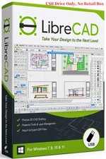New LibreCAD 2D 2026 ~ Computer Aided Design CAD Software Package for Windows picture