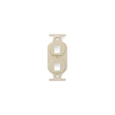 Leviton 41087-2IP Quickport Duplex Type 106 Insert 2-Port Ivory picture