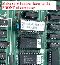 Apple II, II+  Cold RESET  F8 ROM - NO Power Cycle picture
