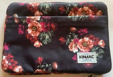 Kinmac M.L. Limited Edition Laptop Case Bag Zip Closure Floral Design Up to 13