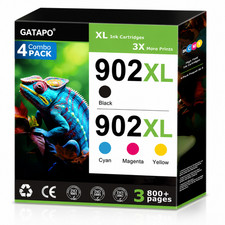 4 PACK 902-XL Ink Cartridge for HP 902XL Officejet Pro 6963 6968 6970 6975 6978 picture