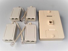  (5) 4 Inline Filter with1 Wall mount ADSL DSL DSL439 picture