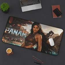 Panam Palmer Gaming Mouse Pad, Extended Desk Mat, PC Gaming Setup  Description: picture