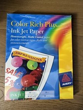 Avery 3145 Heavyweight Matte Color Rich Ink Jet, Thick Paper (50 sheets) picture